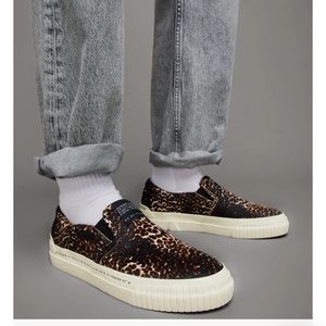 ISO AllSaints Genuine Calf Hair Slip-On Sneaker